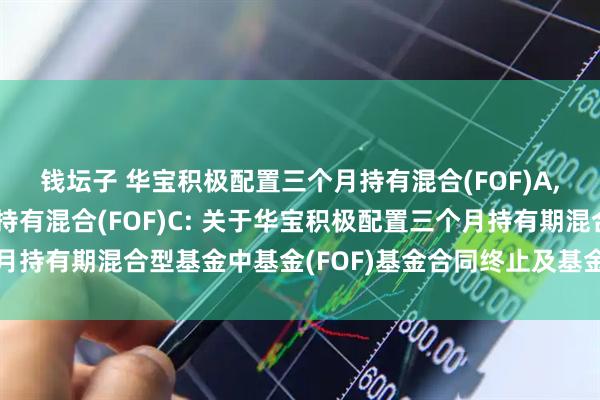 钱坛子 华宝积极配置三个月持有混合(FOF)A,华宝积极配置三个月持有混合(FOF)C: 关于华宝积极配置三个月持有期混合型基金中基金(FOF)基金合同终止及基金财产清算的公告